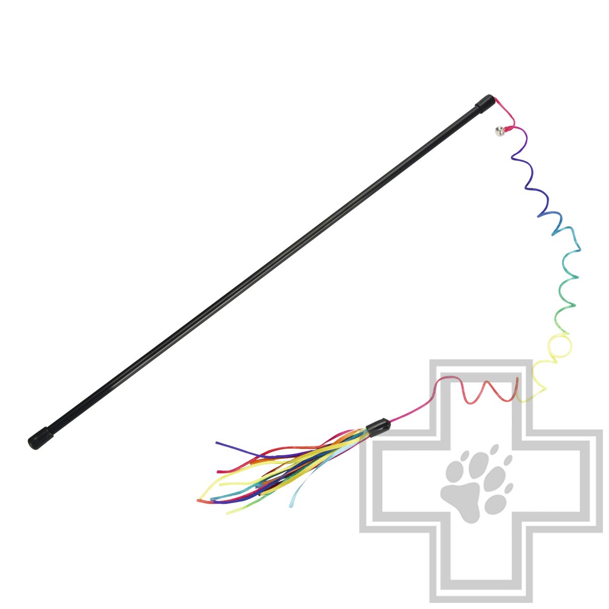 Beeztees Удочка с радужным хвостом для кошек (цена за 1 игрушку)