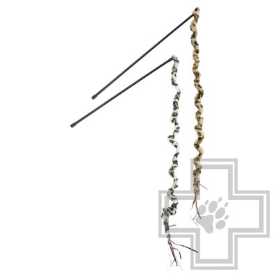 Beeztees Удочка с хвостом Сафари для кошек (цена за 1 игрушку)