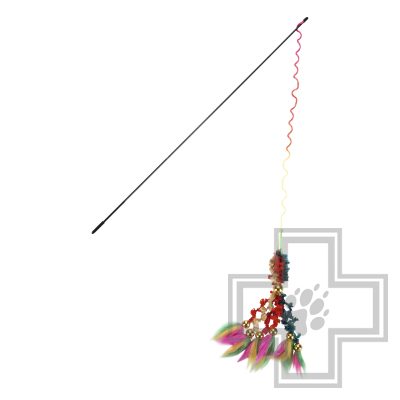 Beeztees Удочка с вельветовым хвостом для кошек (цена за 1 игрушку)