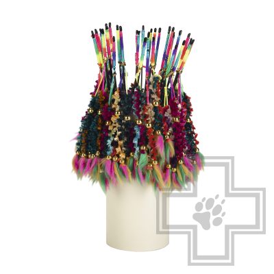 Beeztees Удочка с вельветовым хвостом для кошек (цена за 1 игрушку)