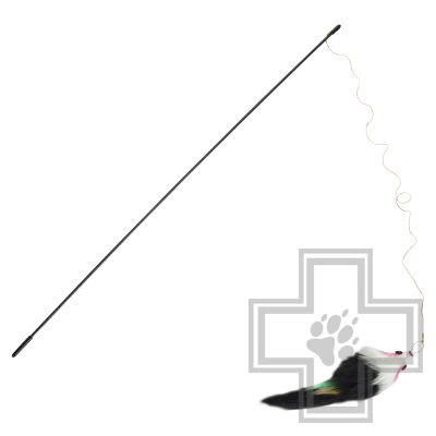 Beeztees Удочка с плюшевой мышью для кошек (цена за 1 игрушку)