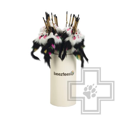 Beeztees Удочка с плюшевой мышью для кошек (цена за 1 игрушку)
