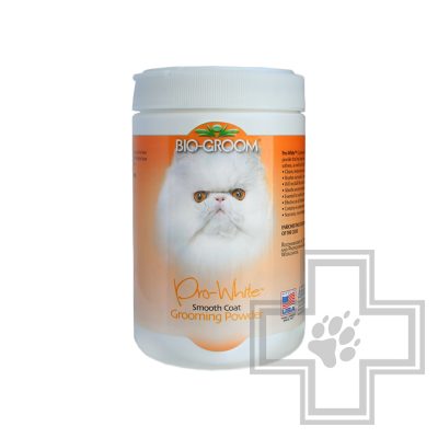 Bio-Groom Пудра для мягкошерстных пород собак и кошек Pro-White Smooth Coat