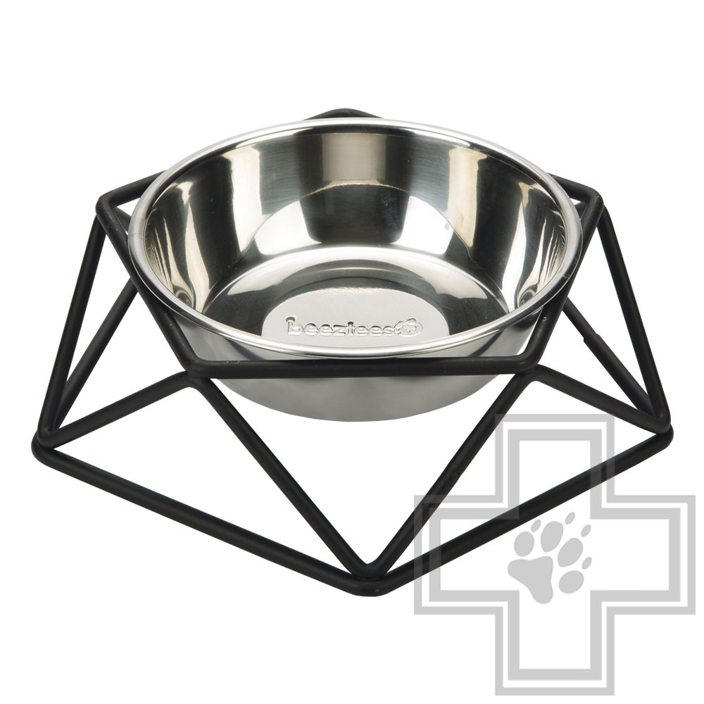 Beeztees Puroni Миска 19 см, черная