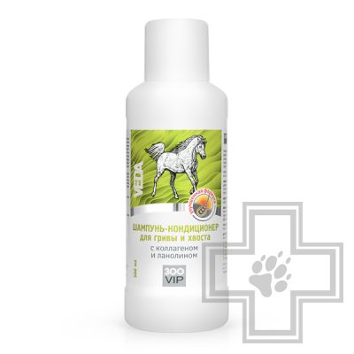 Veda Шампунь-бальзам для гривы и хвоста с коллагеном и ланолином