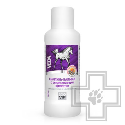 Veda Шампунь-бальзам с релаксирующим эффектом, с коллагеном и маслом мяты