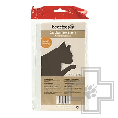Beeztees Пеленка-вкладыш в кошачий туалет 52 x 46 см (10 шт.)