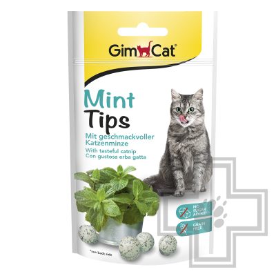 GimCat Mintips Витаминное лакомство с кашачьей мятой