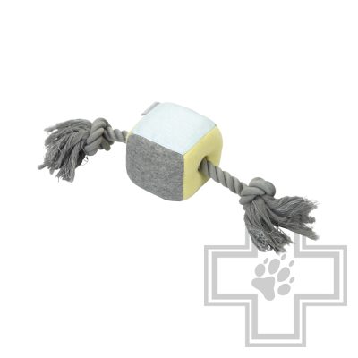 Beeztees Игрушка для щенков "Куб с канатом"