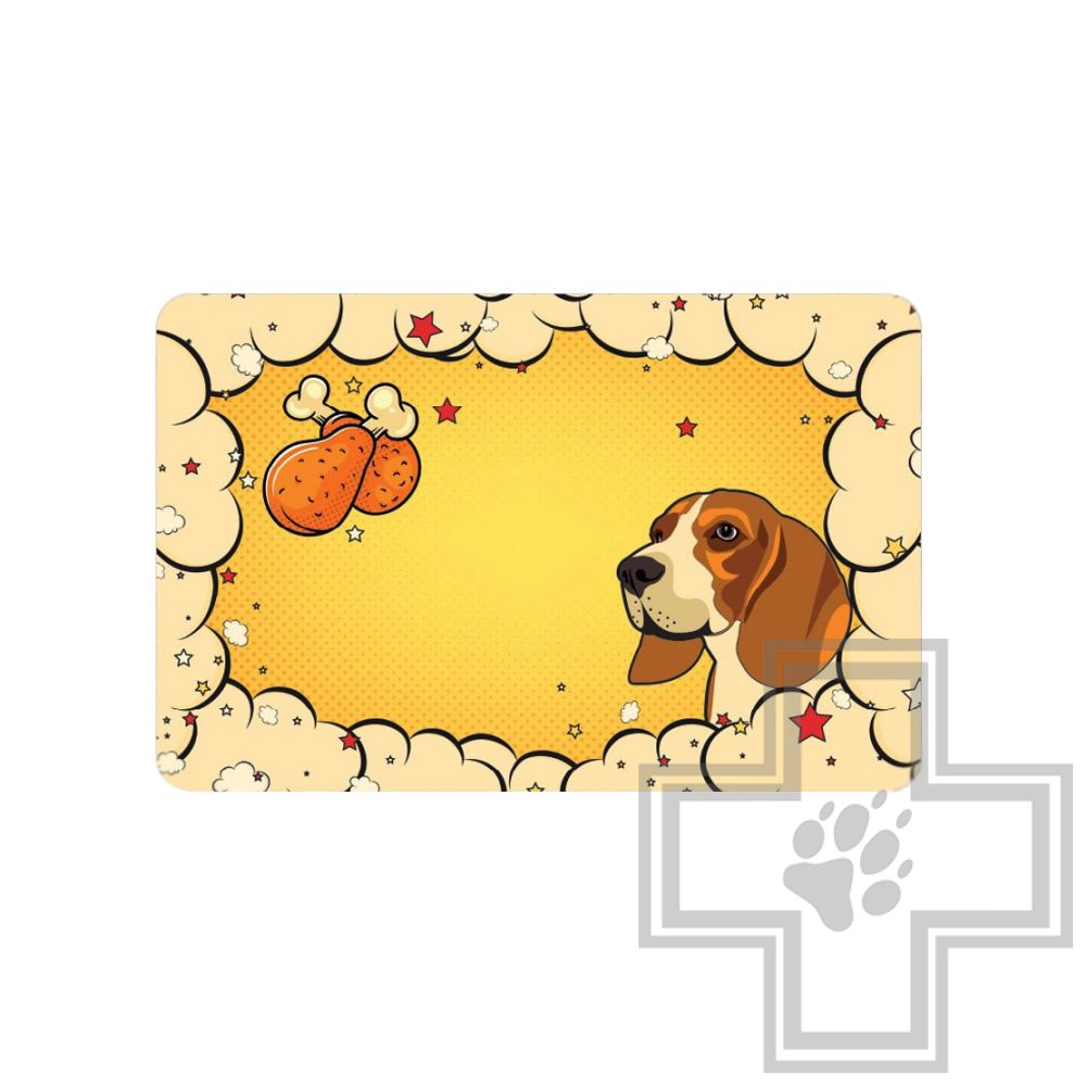 Triol Коврик под миску для собак "Собачка"