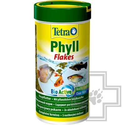 Tetra Phyll Flakes Корм для декоративных рыб