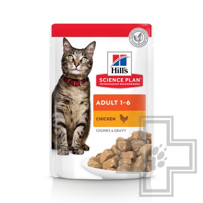 Hill's SP Пресервы для взрослых кошек, с курицей
