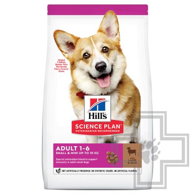 Hill's SP Корм для взрослых собак миниатюрных и мелких пород с ягненком и рисом