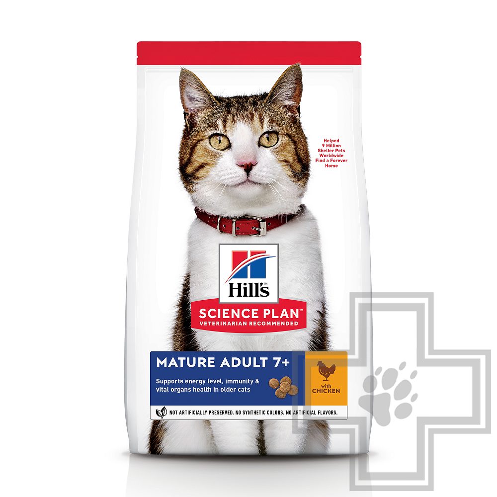 Hill's SP Корм для кошек старшего возраста, с курицей