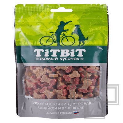 TiTBiT Косточки мясные для собак с индейкой и ягненком
