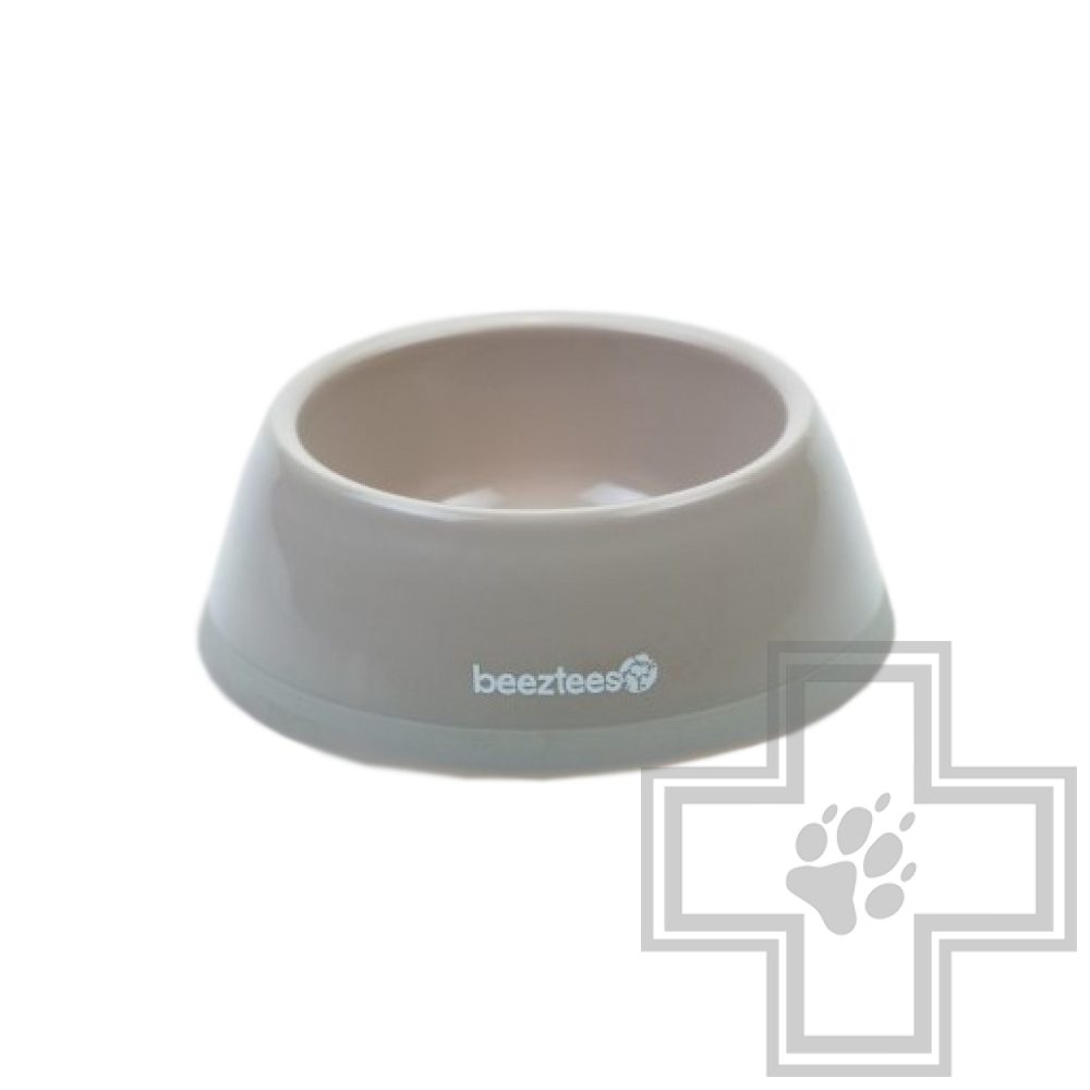 Beeztees Миска для собак пластиковая, коричневая