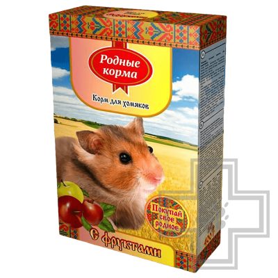 Родные корма Корм для хомяков с фруктами
