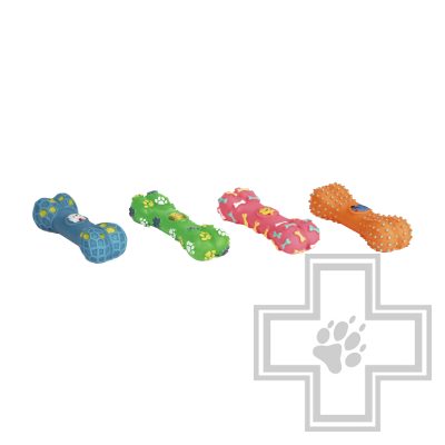 Beeztees Игрушка для собак Малая виниловая кость с лапами (цена за 1 игрушку)