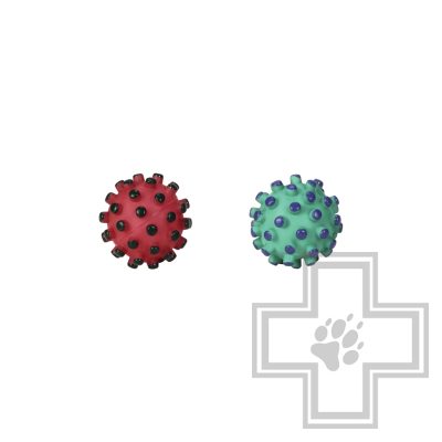 Beeztees Игрушка для собак Малый виниловый мяч с шипами (цена за 1 мяч)