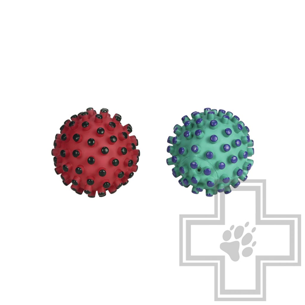 Beeztees Игрушка для собак Виниловый большой мяч с шипами (цена за 1 мяч)