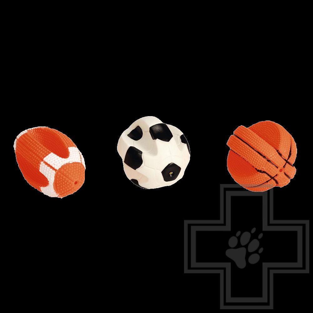 Beeztees Мяч виниловый спортивный, малый (цена за 1 мяч)