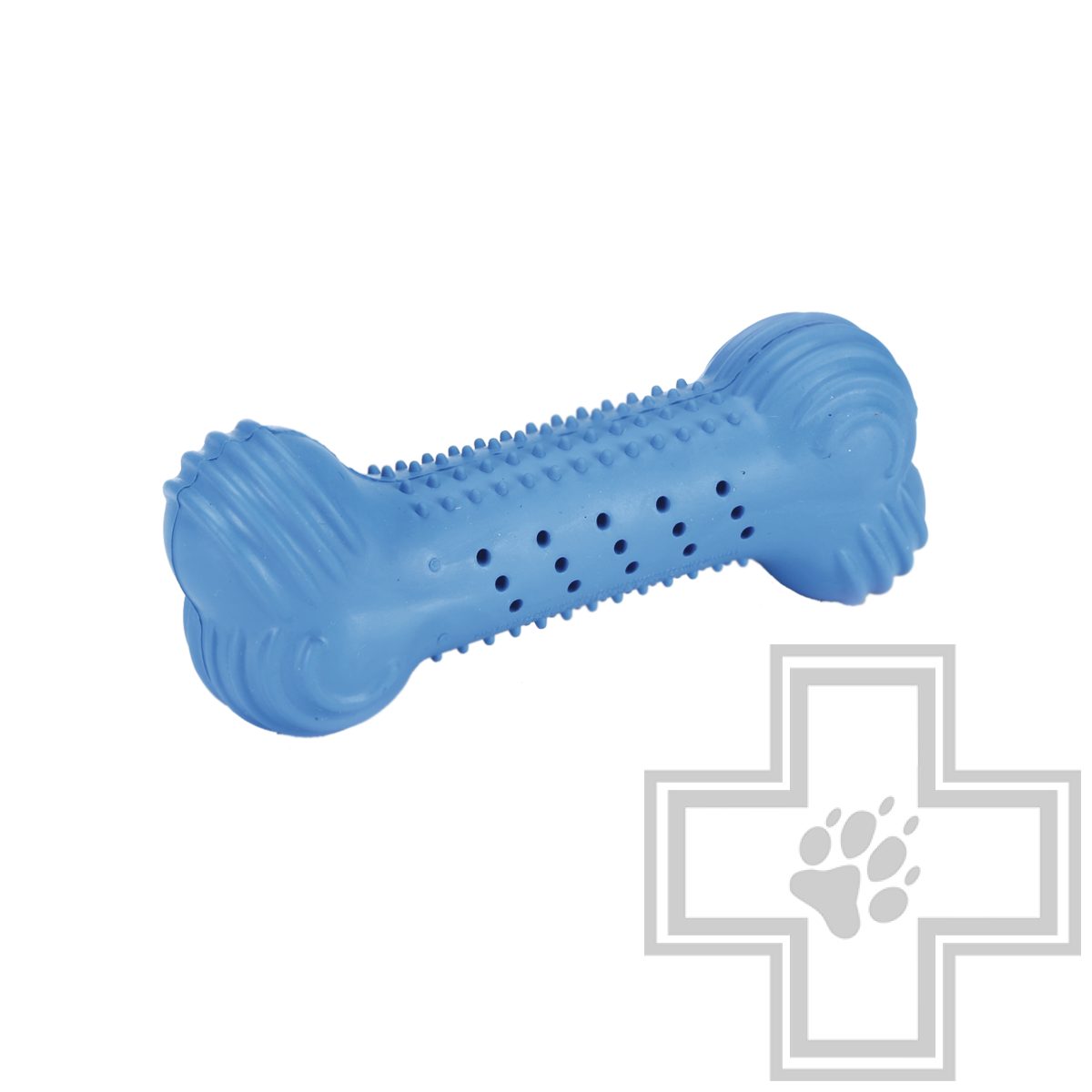 Beeztees Игрушка резиновая для собак Косточка "Фриско", голубая