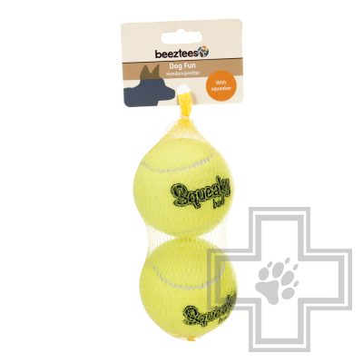 Beeztees Теннисный мяч для собак с пищалкой (цена за 2 шт.)