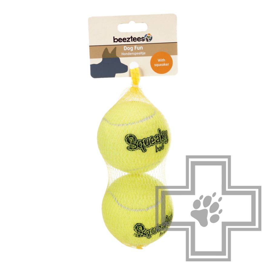 Beeztees Теннисный мяч для собак с пищалкой (цена за 2 шт.)