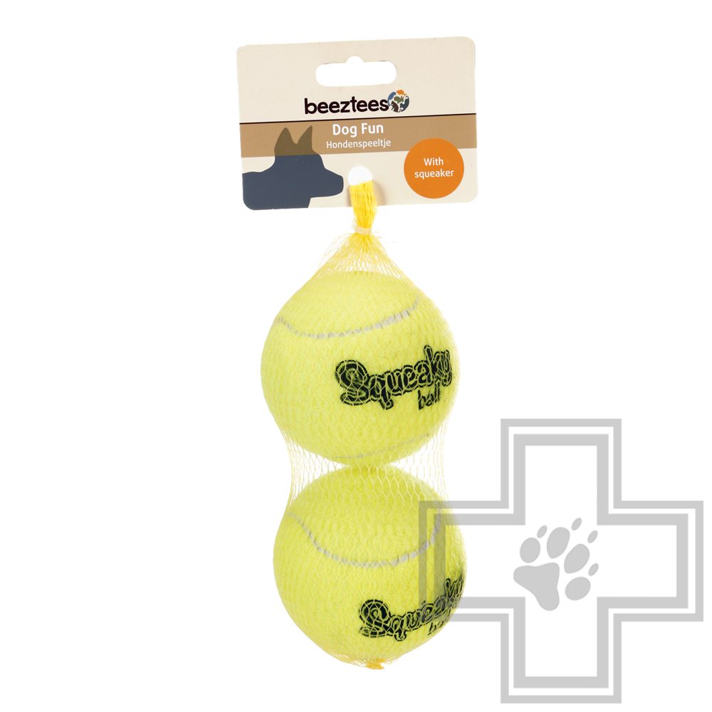 Beeztees Теннисный мяч для собак с пищалкой (цена за 2 шт.)