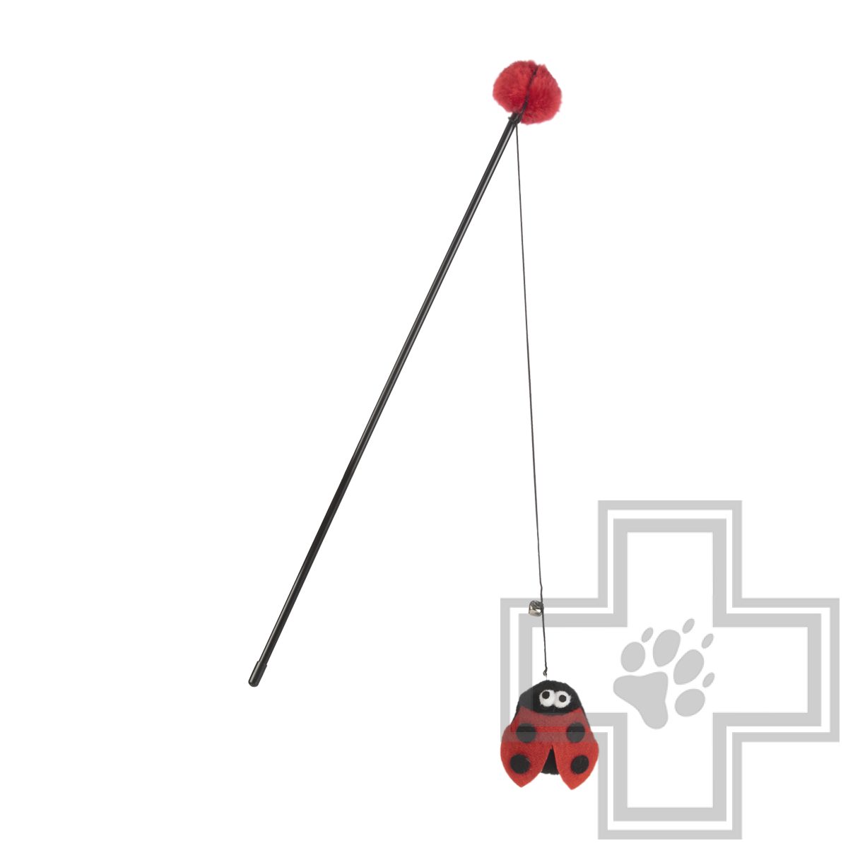 Beeztees Игрушка для кошек Удочка с божьей коровкой