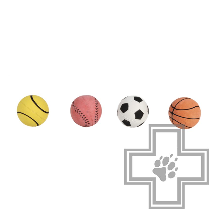 Beeztees Игрушка для собак Мяч из резины (цена за 1 мяч)