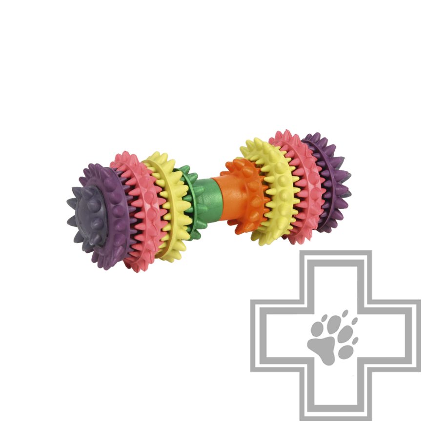 Beeztees "Резиновая гантель" для зубов мята Beeztees "Резиновая гантель" для зубов мята