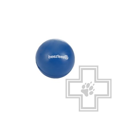 Beeztees Игрушка для собак Мяч из литой резины №1, синий