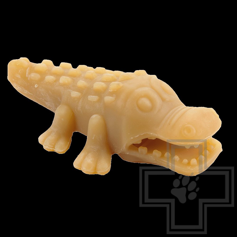 Beeztees Игрушка для щенков резиновая "Croco"