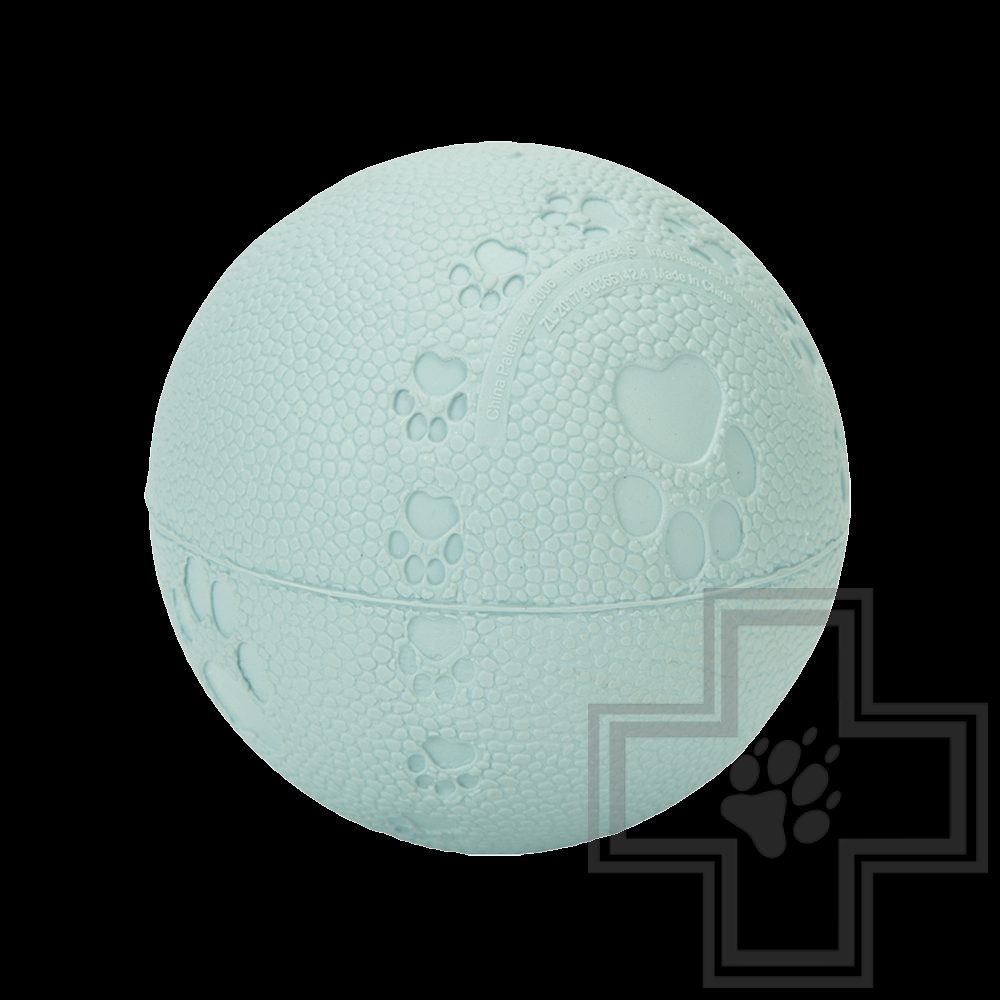 Beeztees Игрушка для щенков Мяч резиновый зеленый