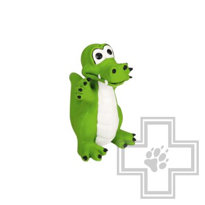 Beeztees Игрушка "Латексный крокодил" зеленый
