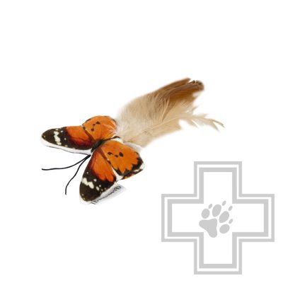 Beeztees Плюшевая игрушка для кошек бабочка "Fligo"