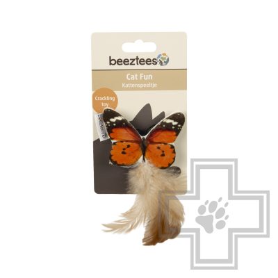 Beeztees Плюшевая игрушка для кошек бабочка "Fligo"