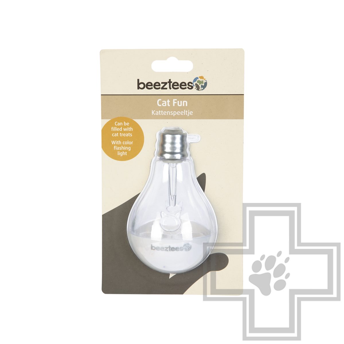 Beeztees Игрушка для кошек Неваляшка "Rush" с LED-подсветкой