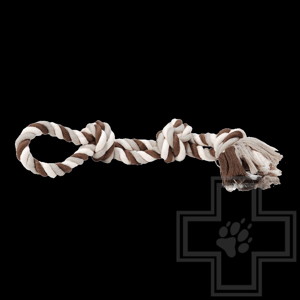 Beeztees Шелковая веревка с 2-мя узлами для собак