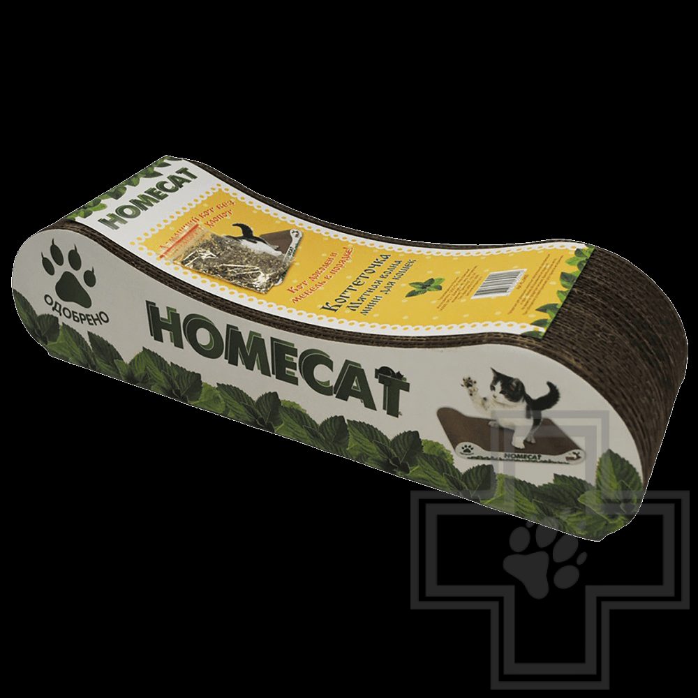 HOMECAT Когтеточка "Мятная волна" малая