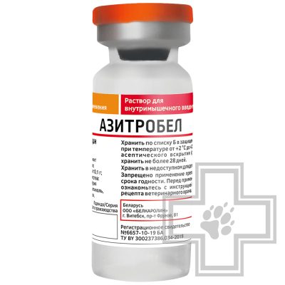 Азитробел Инъекционный антибиотик (цена за 1 флакон)