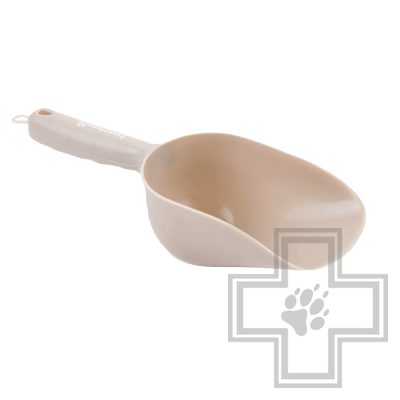 Beeztees Совок для корма средний, бежевый