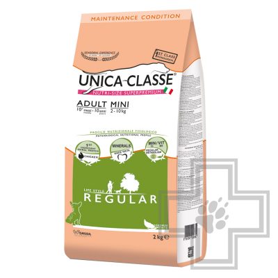 Unica Classe Adult Mini Regular Корм для собак мелких пород с курицей