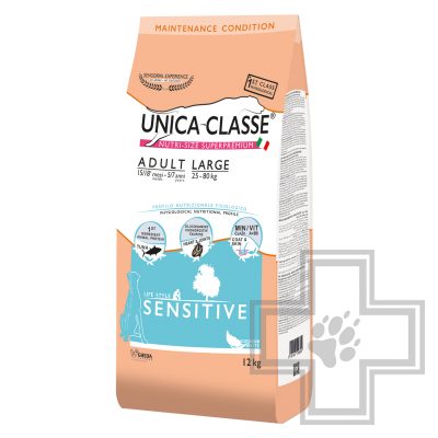 Unica Classe Корм для собак крупных пород для поддержания красоты шерсти и здоровья кожи, с тунцом