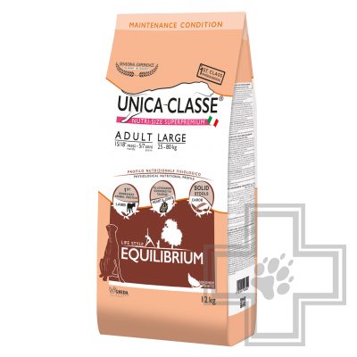 Unica Classe Adult Large Equilibrium Корм для собак крупных пород с ягненком