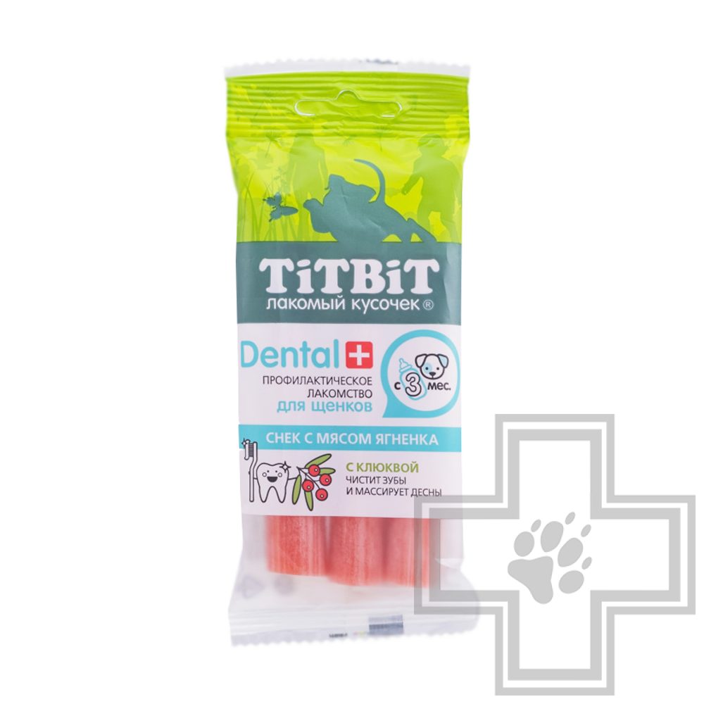 TiTBiT ДЕНТАЛ+ Снек с мясом ягненка для щенков средних пород