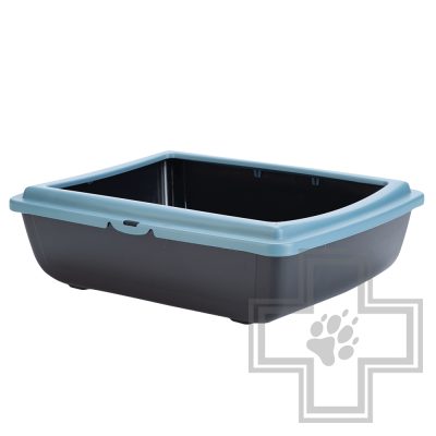 Beeztees Туалет-лоток для кошек PanJuliet ECO, синий