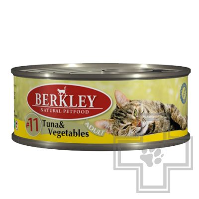 Berkley Консервы для кошек, тунец с овощами