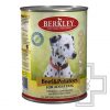 Berkley Консервы для собак, говядина с картофелем